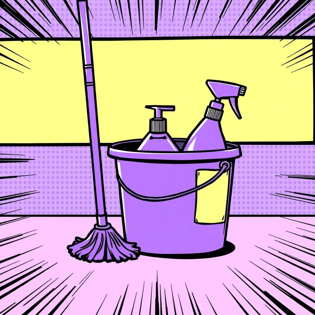 Mop Marshal comic product shot